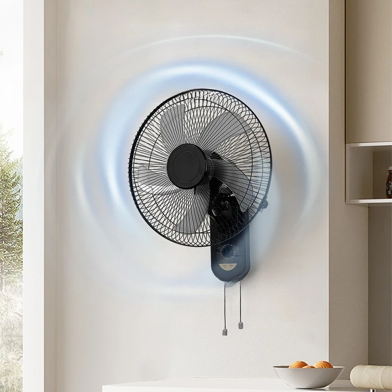 Multi-scene Wall Mounted Oscillating Fan Powerful Low Noise Cooling Fan For Kitchen Shop Corridor