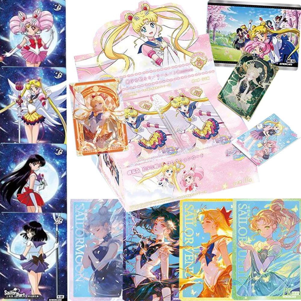 

Wholesale Sailor Moon Collection Cards for Children Anime Beautiful and Lovely Girl Holiday Leisure Time Fun Cards Popular Gifts