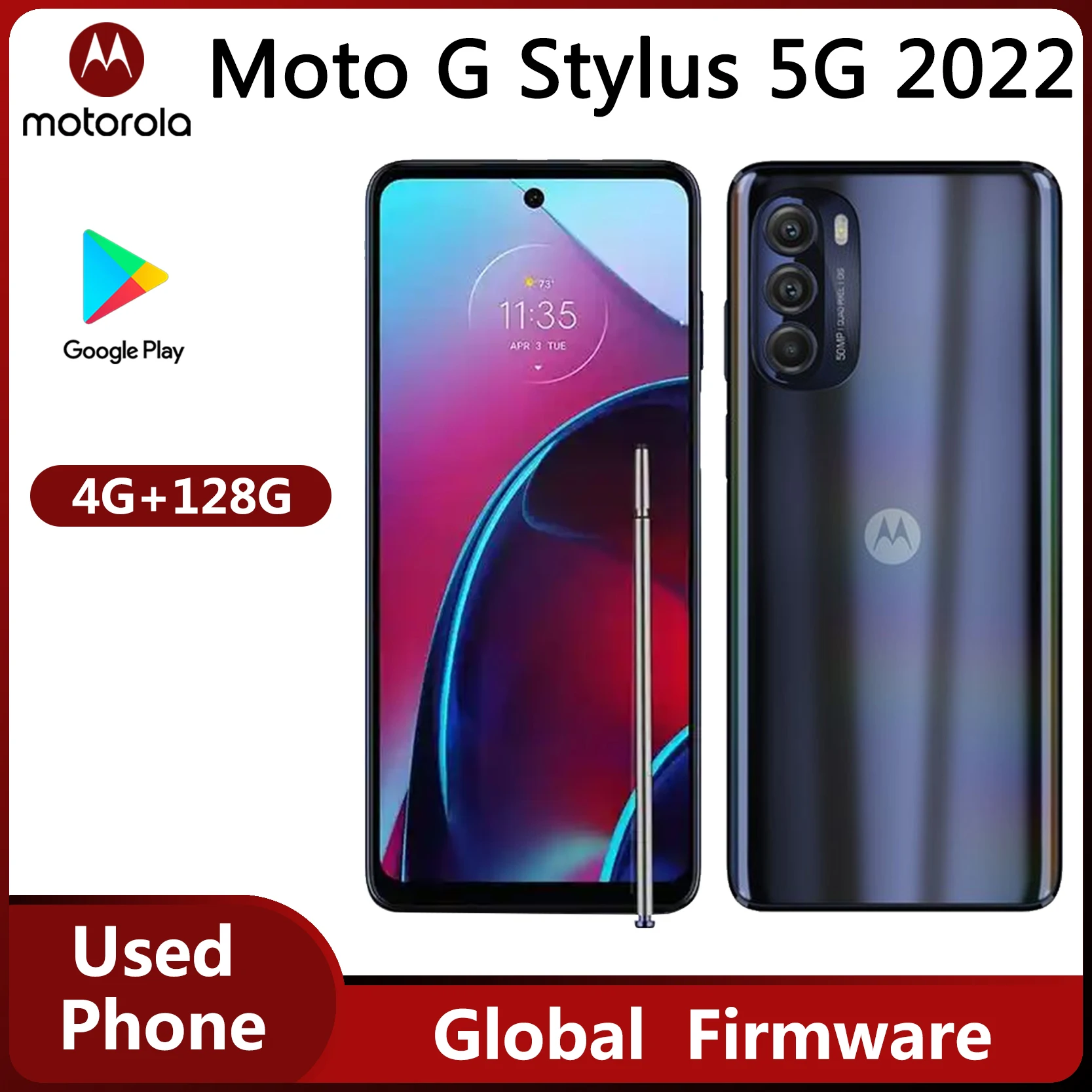 Motorola moto G Stylus 5G 2022（XT2215）6.8