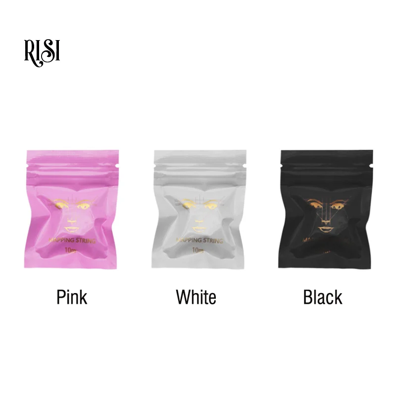RISI 10m Pre-ink Mapping String for Eyebow Dyeing Liner Thread Semi Permanent Positioning Eyebrow Makeup Tools