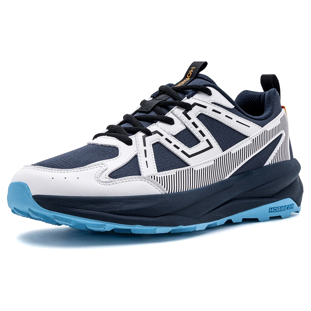 HOBIBEAR Wide Toe Box Running Shoes Unisex Trail Runner Sneakers Non-Slip Lightweight Outdoor Jogging Footwear for Men Women