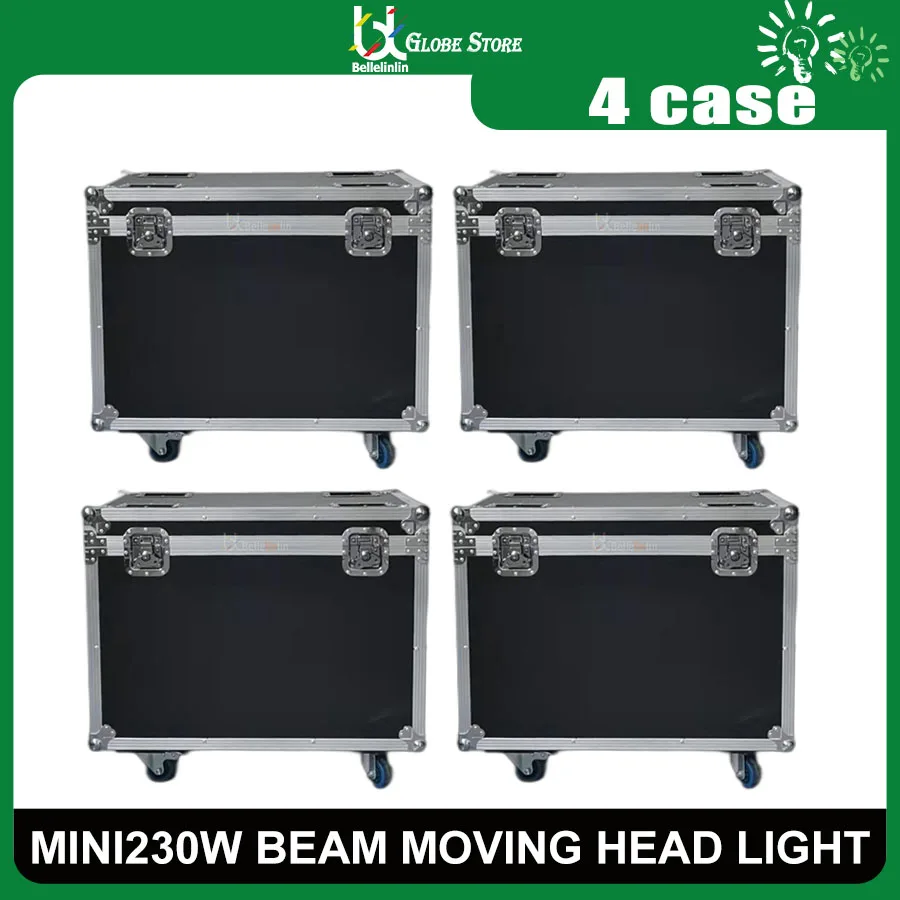 

0 Tax 4Pcs Fly Case For Mini Sharpy 230W Beam 7R Lyre 7R Moving Head Light Beam 230w Sharpy Stage Lights 230W 7R Beam Wash Spot