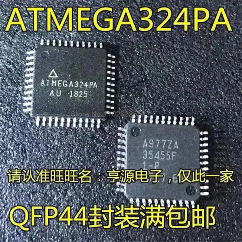 1-10PCS ATMEGA324PA-AU ATMEGA324PA 8BIT 32KB ATMEGA324 IC MCU FLASH 44TQFP QFP44 1