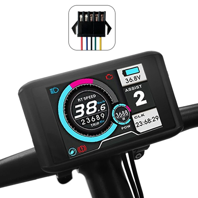 Bicicletta elettrica 36V 48V 52V 40A 3 modello Sinewave Controller UKC1 Display LCD per 1500W 2000W Ebike accessori di ricambio