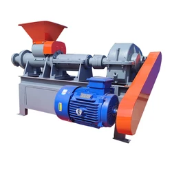 High Pressure Charcoal Biomass Briquette Press Machine Wood Round Rod Maker Biomass Sawdust Rod Making Machine