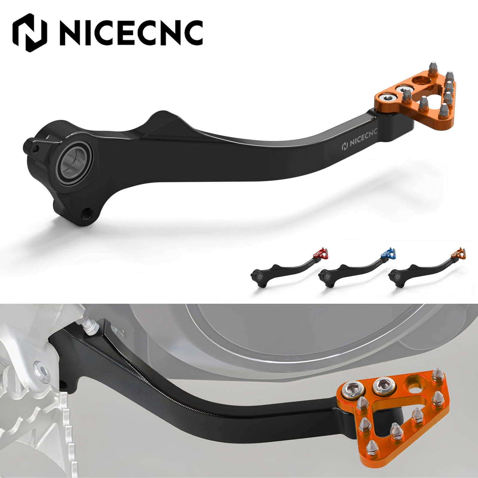 

For 2019-2024 KTM 690 Enduro/R SMC R Rear Brake Pedal Lever For Husqvarna 701 Enduro 701 Supermoto 2020-2024 GasGas 700 SM/ES