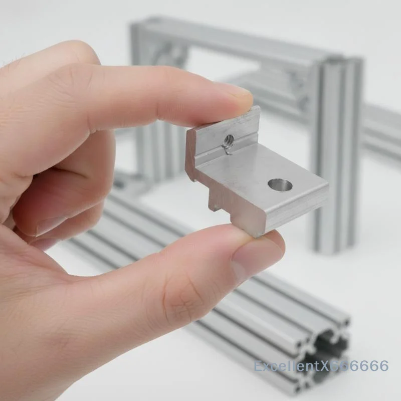 Fixing Side Panel Bracket Easy Installation 1Pcs High Strength Fixing Parts for 2020 3030 4040 3D Printer Machine Frame