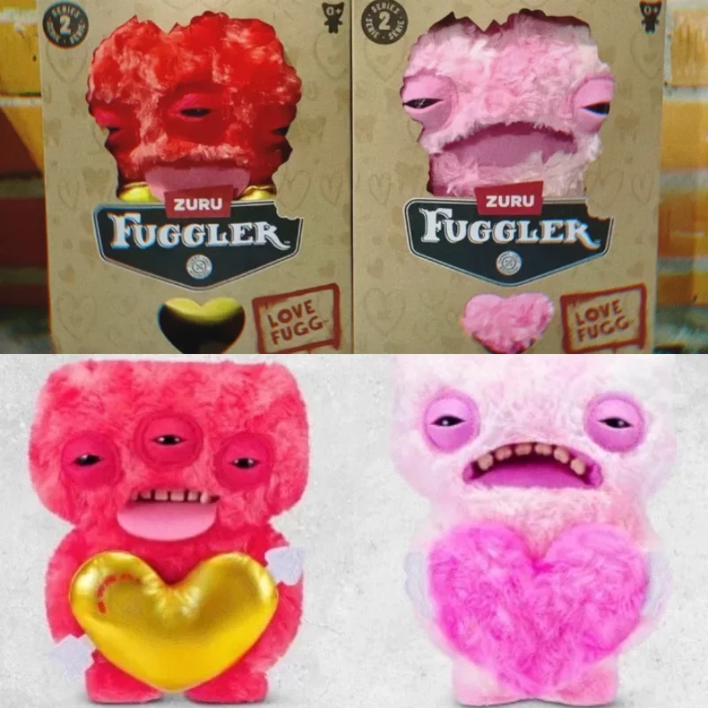 

2026 New Original Fuggler Funny Ugly Monster Lovefugg Series 2 Plush Toys Collectible Kawaii Stuffed Doll Valentine'S Day Gifts