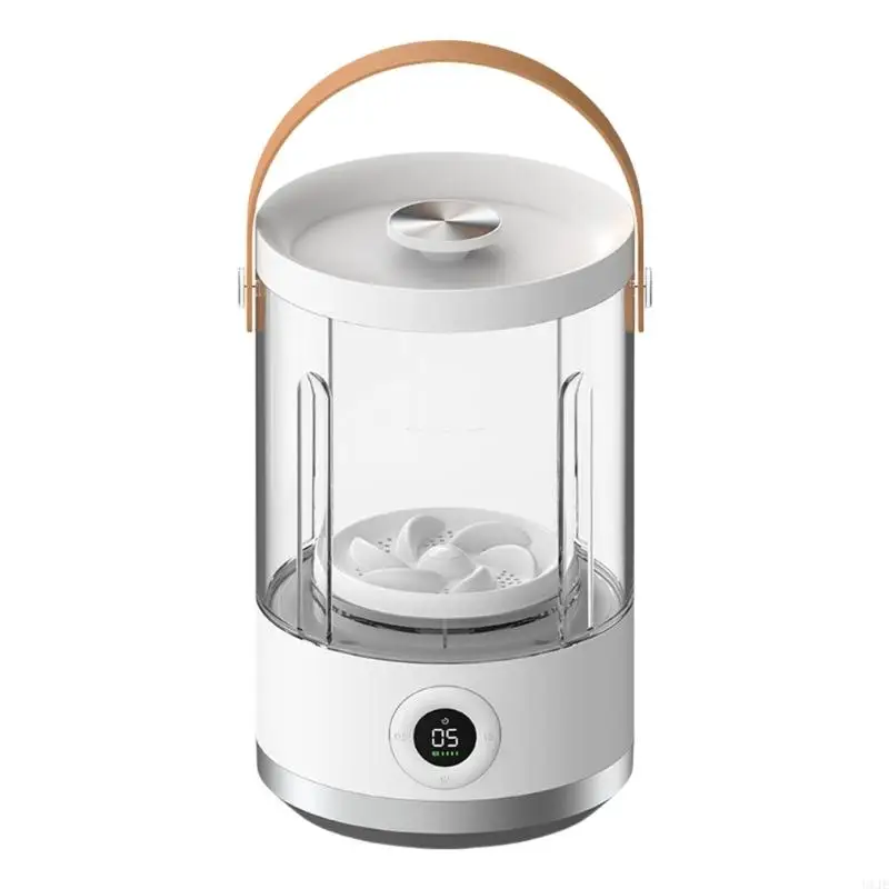 U1JE Travel Washer Rechargeable 4000mAh Battery Washer Clear Clearer untuk Penghematan Ruang Apartemen Berkemah Pakaian Dalam