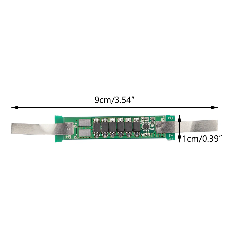 9A BMS Protection Board For 1S 3.7V 18650 Li-Ion Lithium Battery 6MOS with Nickel strip