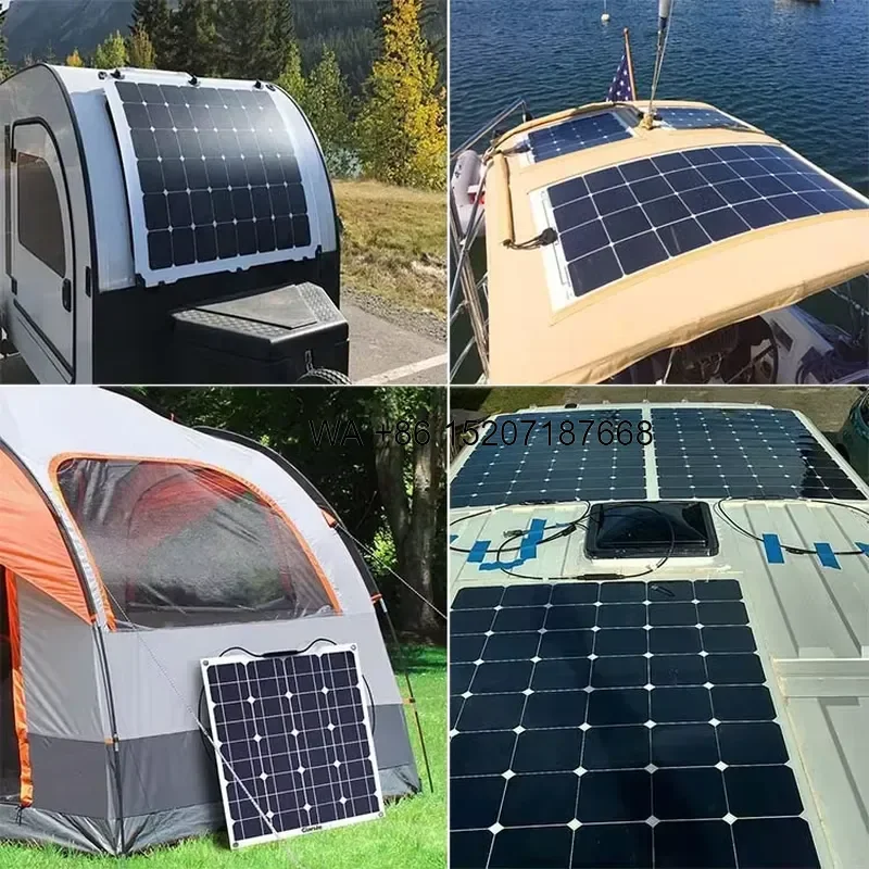 Wmwmnu for Sunpower 70W Flex Solar Panels Thin Film Flexible Solar Module