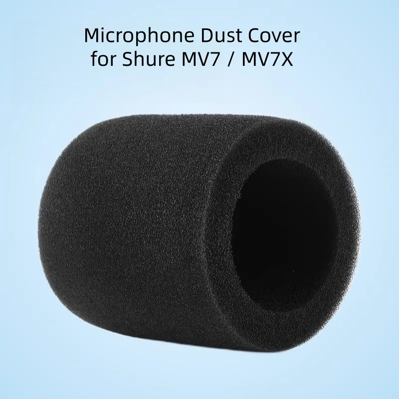 For Shure MV7 / MV7X Wireless Mic Microphones  microphone dust cover  microphone windshield sponge cover - view 5