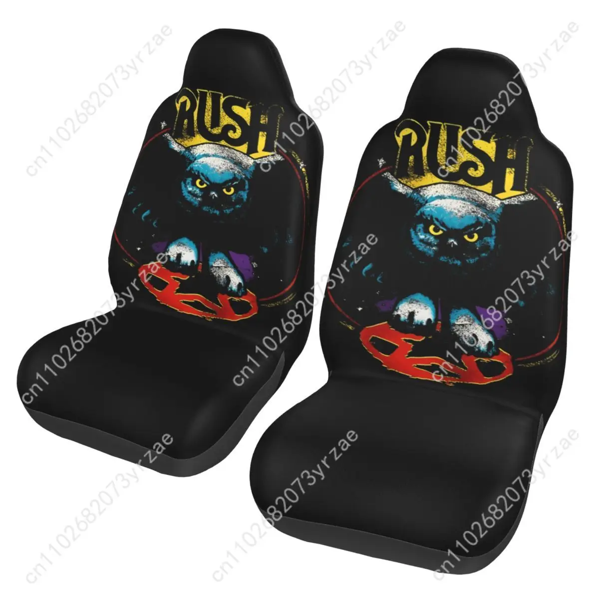 Rush Rock Band Fly By Night Universal Car Seat Cover Protector Interior Accessories Women Car Seat Covers Seat Protector