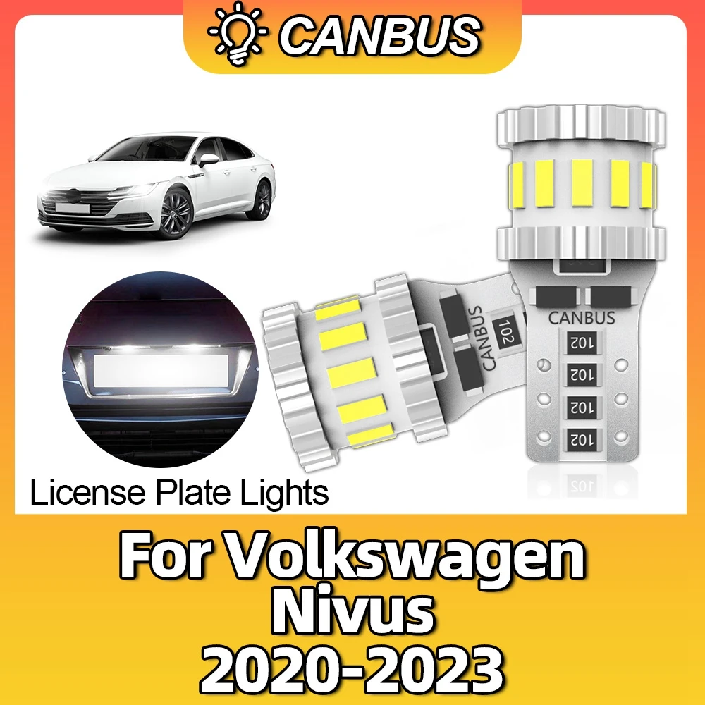 

T10 W5W LED 194 168 Canbus Bulb Car Interior Door License Plate Interior Parking Light For Volkswagen Nivus 2020 2021 2022 2023