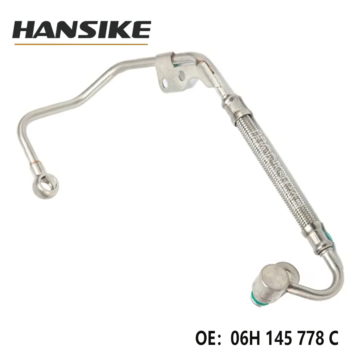 06H145778C Turbo Oil Feed Pipe/Turbocharger Oil Line for Audi A3 A4 A5 A6 Q3 Q5 TT 2008-2018 High Temperature Resistant