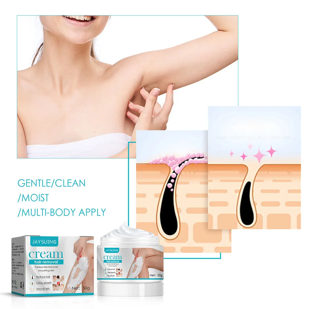 100G Sanft Schmerzlos Haar Entfernung Creme Für Frauen Bein Arm Unterarm Bikini Private Teile Haarentferner Dame Epilierer Schönheit gesundheit
