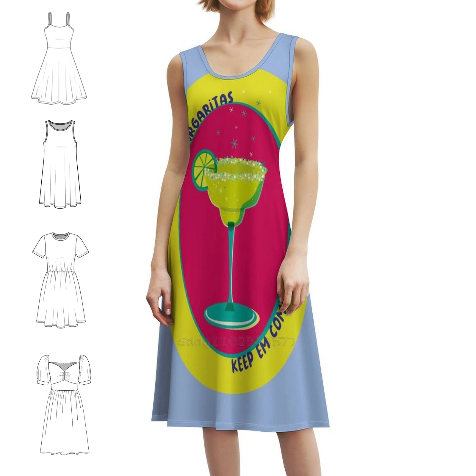 

Margarita Keep Em Coming Мексиканское коктейльное платье Текилы, смелое сексуальное платье для отпуска для женщин, мини-платье для пляжной вечеринки, дня рождения, Маргариты