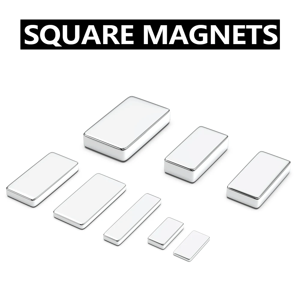 Super Strong Neodymium Magnet 10/20/25mm X 5/10/15mm X 1/2/3/4/5mm N35 NdFeB Block Powerful Permanent Magnetic imanes