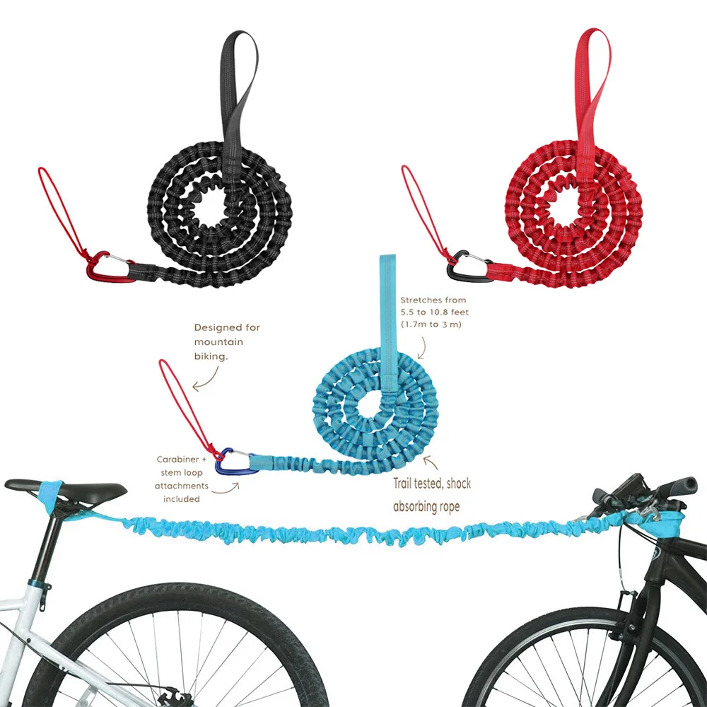 Cuerda de tracción de nailon para bicicleta de montaña, herramienta de remolque para exteriores, equipo de seguridad para ciclismo