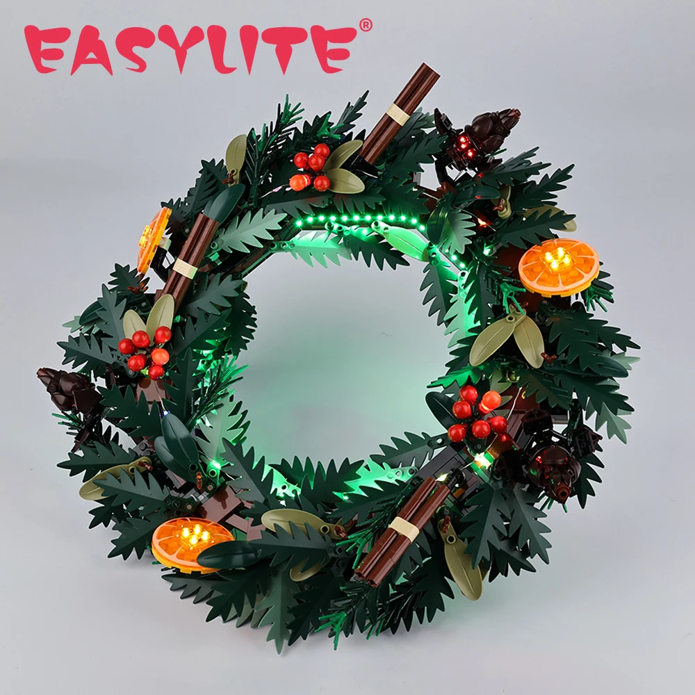 EASYLITE LED Light Set for Wreath 10340 Building Blocks Lamp Set Toys Light Kit No Model