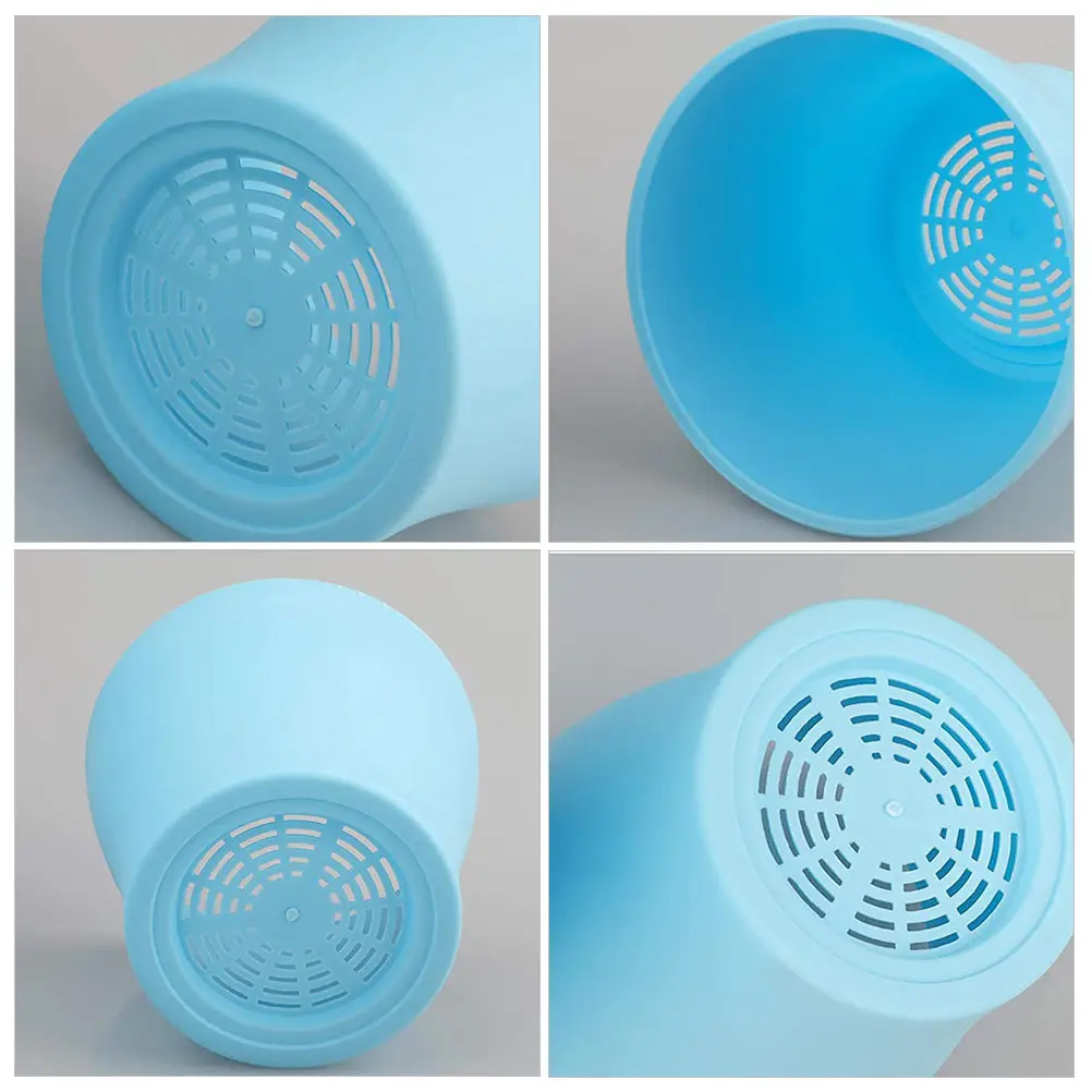 

8 Pcs Plastic Flower Pots Holes for Plants Garden Balcony PP Material Safe Durable Planters Home Office Decorative