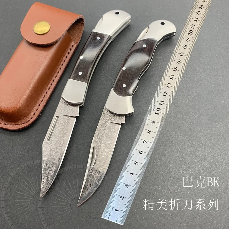 Hot-selling Buck folding knife high hardness outdoor camping survival hand meat portable folding fruit knife