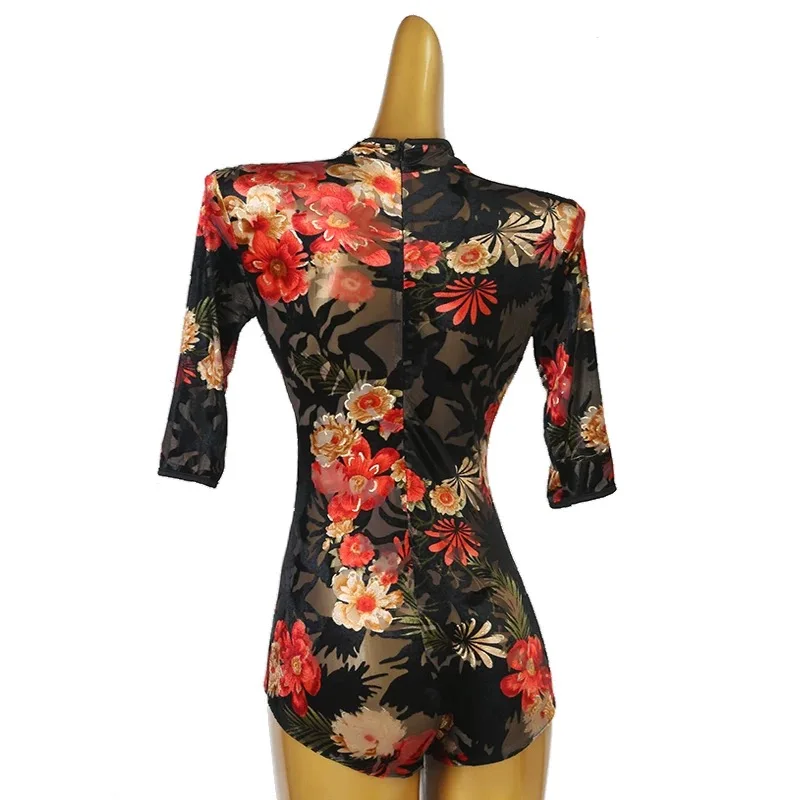 Abbigliamento da Ballo per Adulti, Stampa Avanzata, Smoking per Danza Latina, Valzer, Flamenco