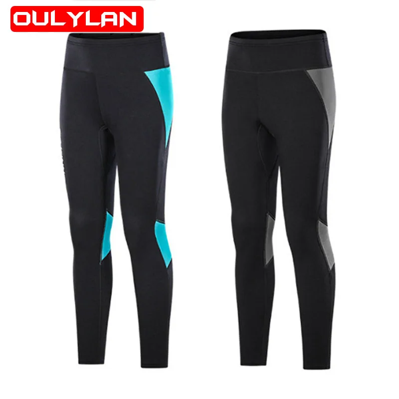 

Oulylan Women's Wetsuit Pants 2mm Neoprene Leggings Keep Warm Water Aerobics Diving Surfing Swimming Snorkeling Scuba Kayaking