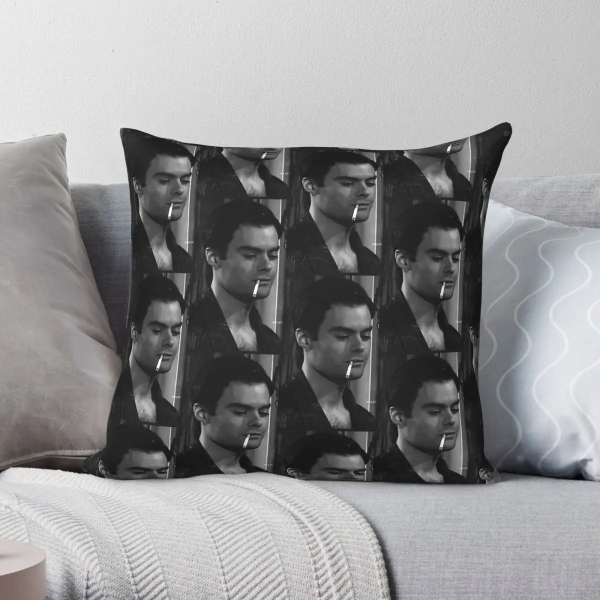 Saturday Night Live Bill Hader Pillowcase Polyester Linen Velvet Pattern Zip Decor Throw Pillow Case Car Cushion Cover