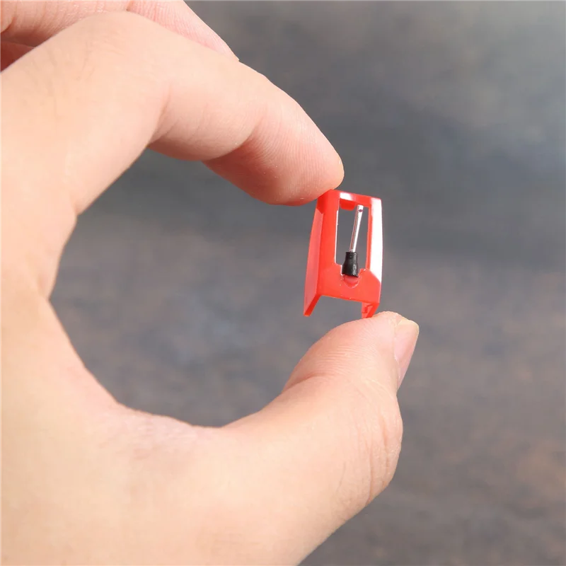 

M13K-80 Pcs Record Player Needle Turntable Ruby Replacement Stylus Needles For Vinyl Record Player