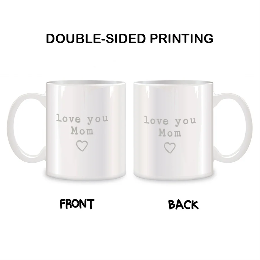 Love You Friend Mugs For Mom Mother Grandma Birthday Novelty Coffee Ceramic Tea Cups White 11 oz