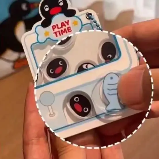 Pingu Anime Acrylic Stand Figuur Action Peripheral cartoon Figure Kids Models Toy Ornaments Accessories Pendant high-value gift
