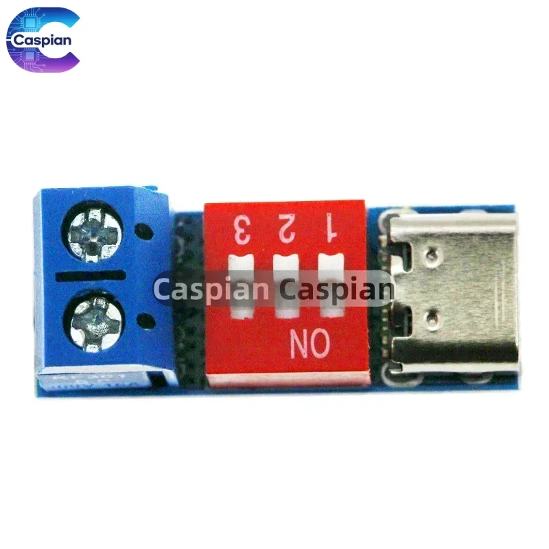 USB-C PD Trigger Board Module PD/QC Decoy Board Fast Charge USB Type-c to 12v High Speed Charger Power Delivery Boost Module