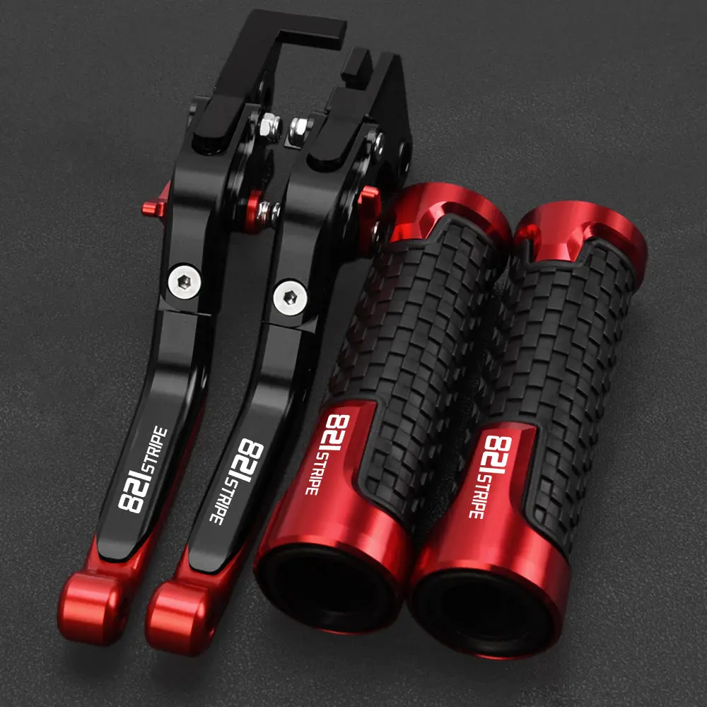 Motorcycle Accessories Brake Clutch Levers Handlebar Grip Handles bar Grips For DUCATI 821 StRipe 821StRipe 2014 2015 2016 2017