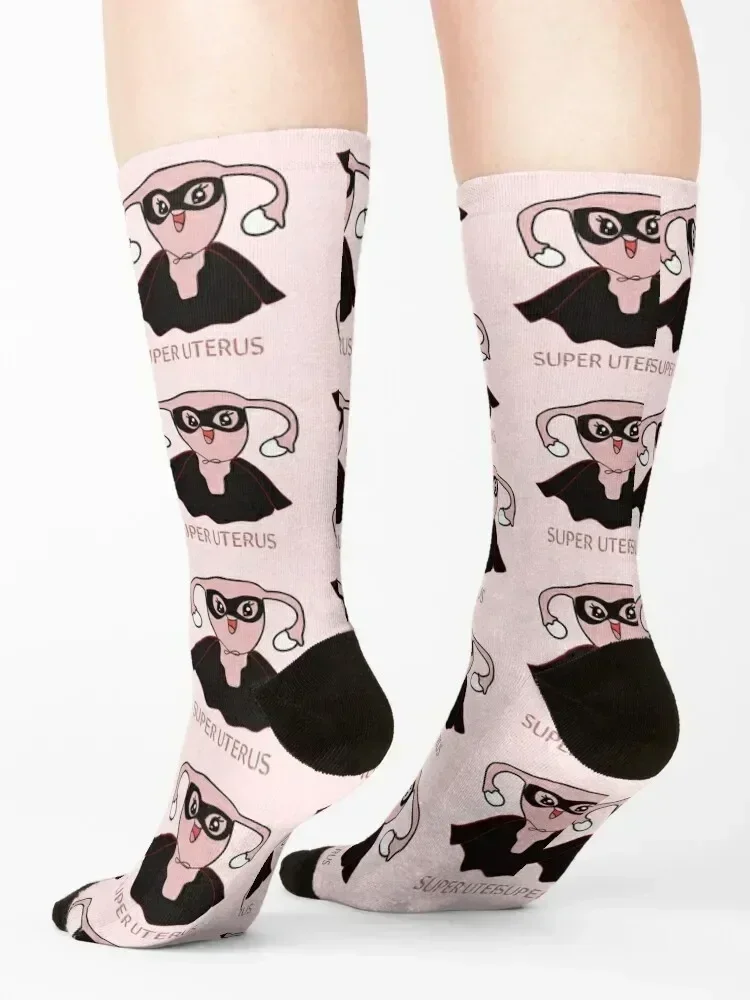 スーパー子宮黒ソックス クレイジーデザイナー ストッキング ホッケー ボーイ 子供用ソックス レディース