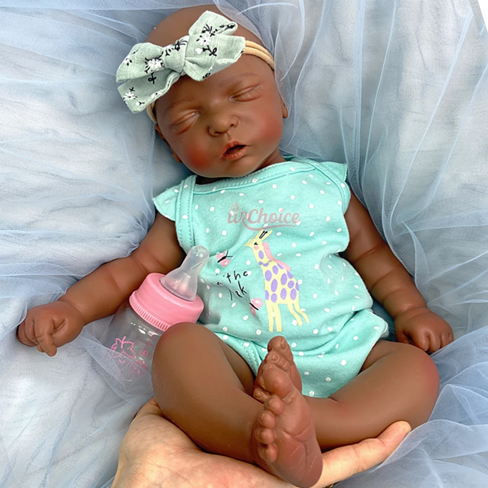 42cm Silicone Renaissance poupée douce imperméable vivante bébé fille parentalité préparation poupée pratique réaliste pour les couples enceintes