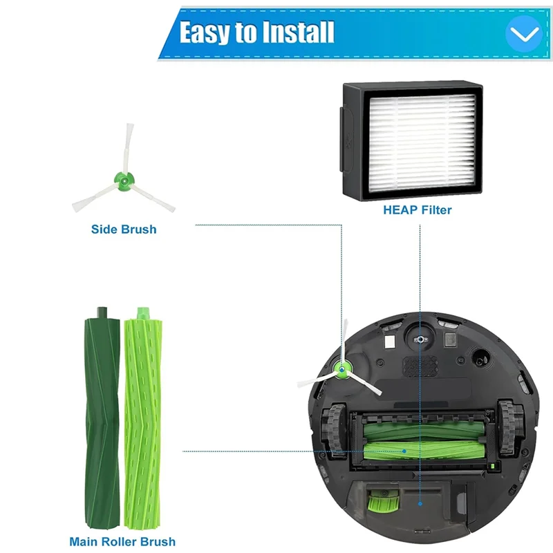 

Accessories Kit For Irobot Roomba I7 Parts Vacuum Cleaner Filter Roomba I7+ I3+ I4 I4+ I6+ I6+ I8 I8+ J7 J7+ E5 E6 E7 E & I-AA26