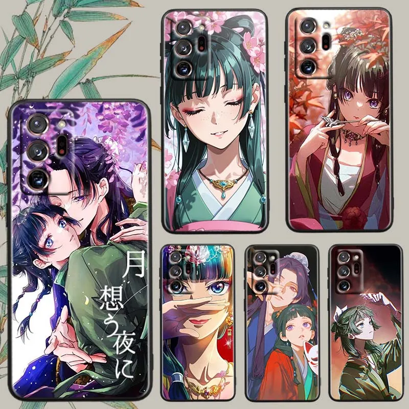 

The Apothecary Diaries Anime Phone Case For Samsung A42 A41 A35 A34 A33 A32 A25 A24 A23 A21s A04 A03 Note 20 Ultra 5G Black