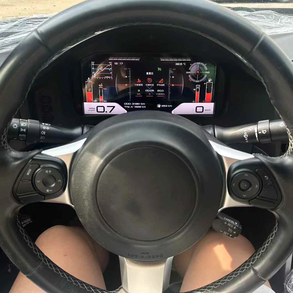 Digital Cluster Odometer Screen For Toyota 86 Subaru BRZ LCD 2013-2019 Multimedia Player Dashboard Speed Meter Car Accessories