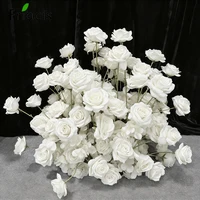 40cm 60cm White Red Artificial Flower Ball Rose Wedding Table Centerpiece Ball Window Display Event Party Stage Road Lead Floral