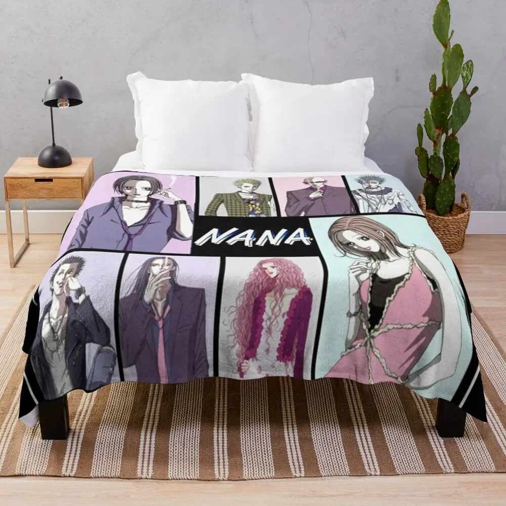 Nana Anime Throw Blanket Bed Comforter halloween Thins Blankets