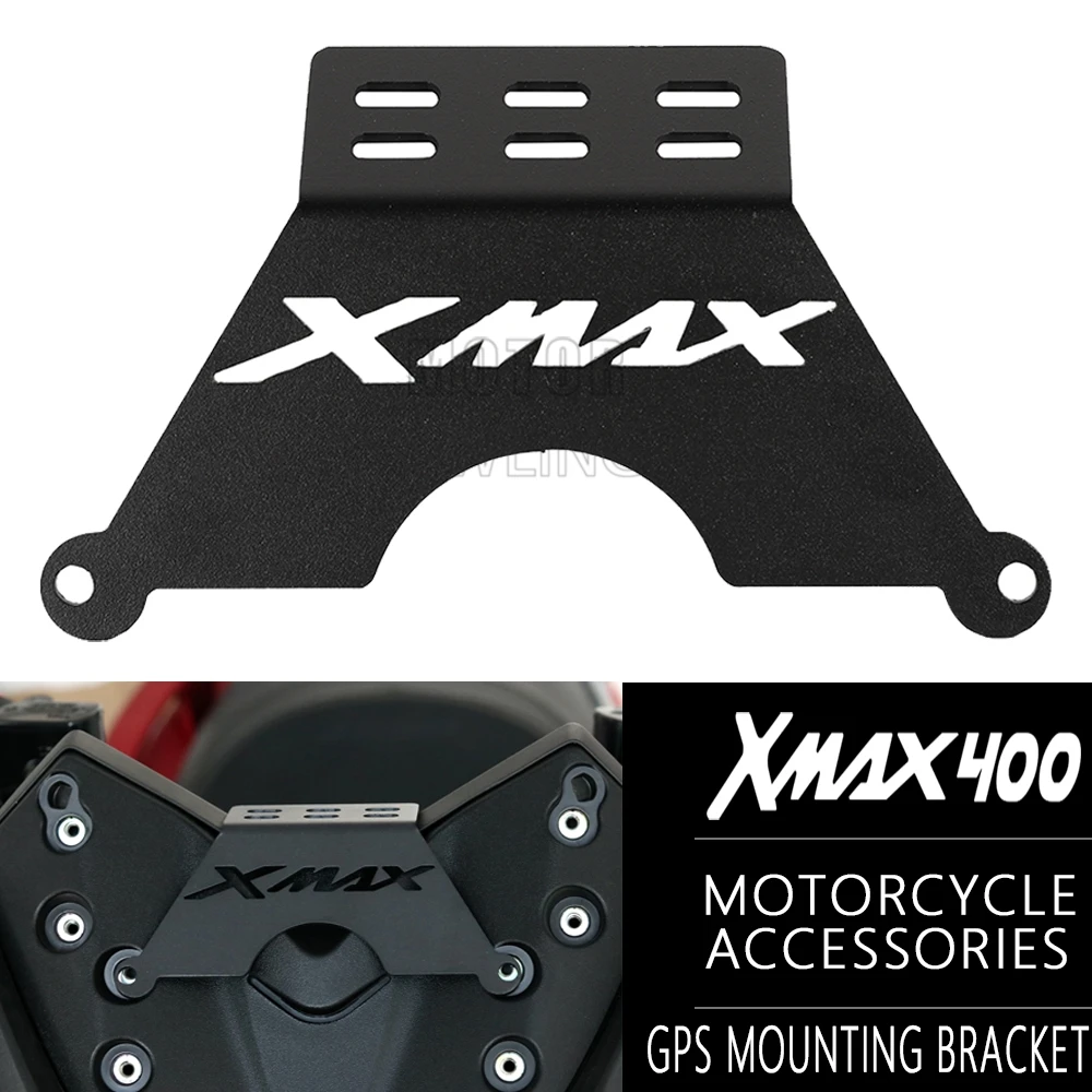 

Для Yamaha X-MAX250 X-MAX300 X-MAX400 XMAX 250 300 400 2017-2025: Мобильный GPS-держатель, подставка для телефона, навигационная опорная пластина