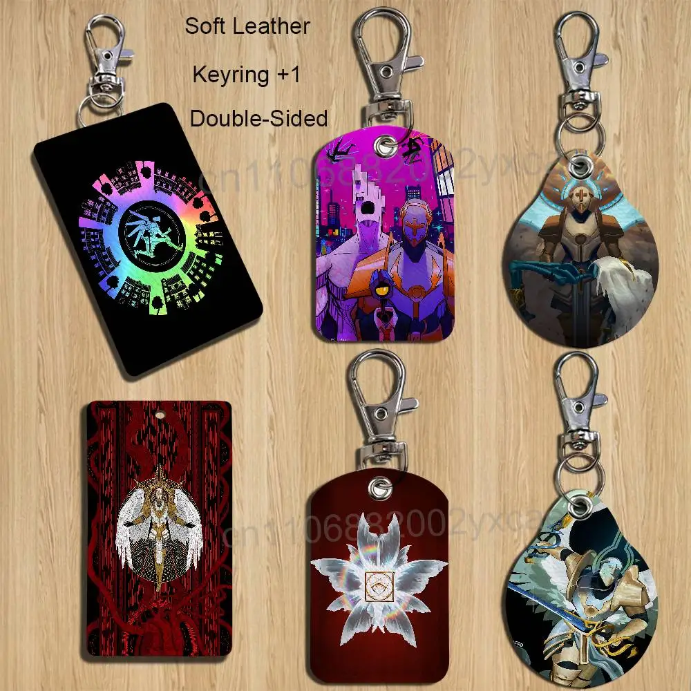 V1  Mirror Reaper ULTRAKILL Gabriel Card Holder Keychain Key Ring Door Lock Access Protective Case For Security Gift