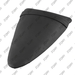 Motorcycle Soft Rear Cushion Passenger  Pillion Cover   Seat  For Kawasaki Ninja ZX6R ZX-6R 2007 2008 Black