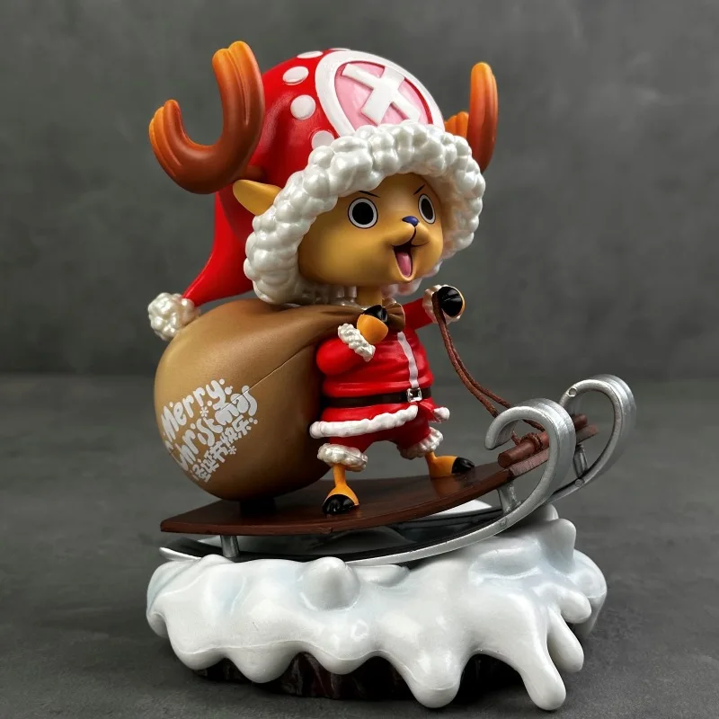 Anime One Piece Q Version Action Figure Cute Sledges Tony Tony Chopper Figurine Christmas Gifts Model Collection Ornaments Gift