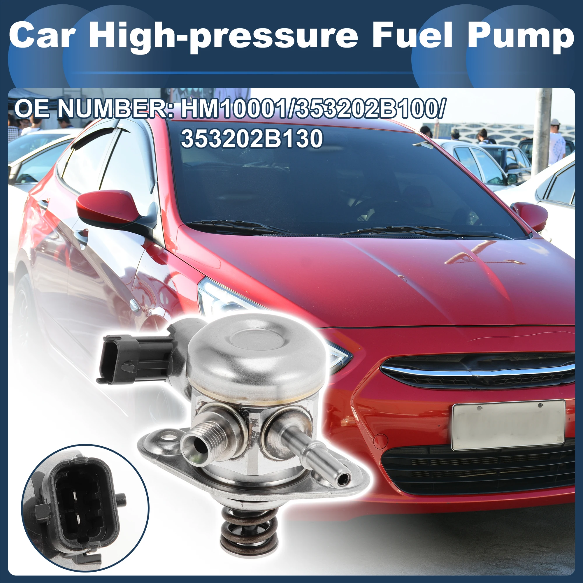 

X Autohaux High Pressure Fuel Pump for Hyundai Accent 2011-2014 DOHC GDI Sedan 4Door 5P, Sedan No.353202B100 Fuel Pump Assembly