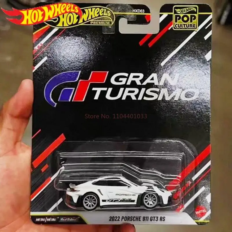 

Новая оригинальная модель автомобиля из сплава Hot Wheels премиум-класса в стиле поп-культуры Porsche 911 Corvette Rick and Morty HXD63, модель автомобиля, орнамент, подарки