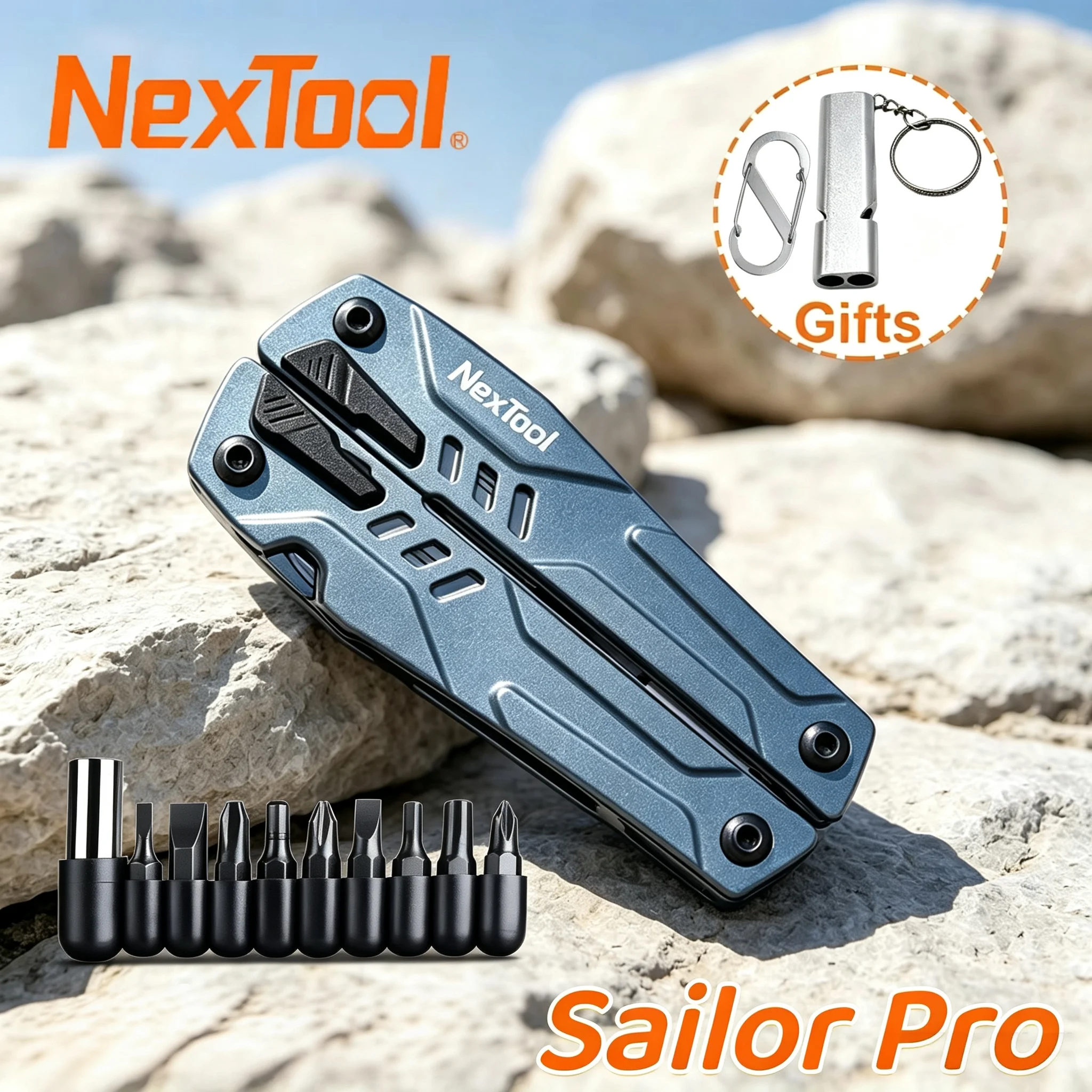 NexTool Sailor Pro Multitool Pliers 14 In 1 Portable Folding Scissors Screwdriver Outdoor Camping Survival EDC Multi Tools