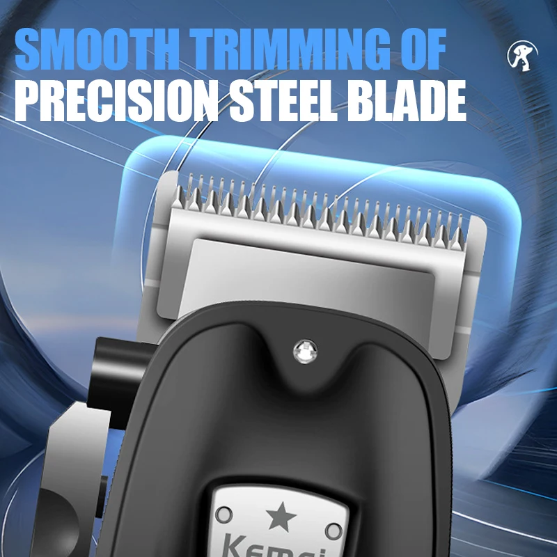 KEMEI-Profissional Heavy-Duty Dog Clippers, com fio Pet Grooming Tool, baixo ruído Pet aparadores, km-cw20