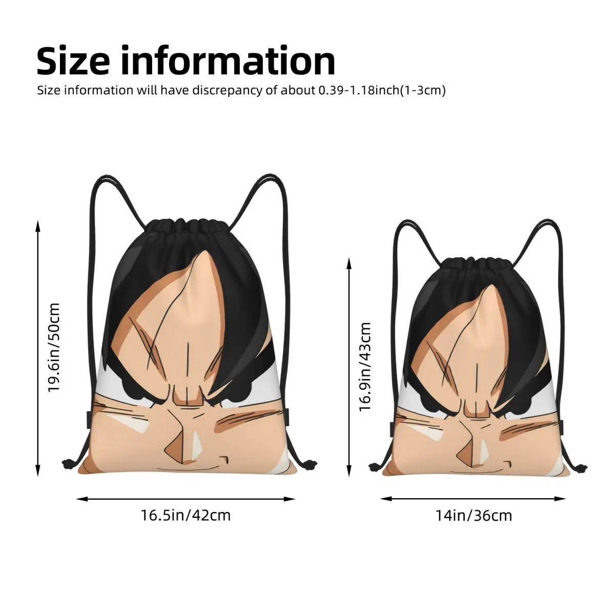 Eye mochila con cordón de Anime japonés, bolsas de cuerda para viajes, gimnasio, deportes